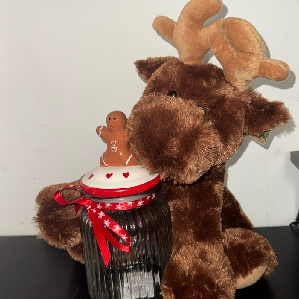 CHRISTMAS JAR GINGERBREAD MAN TOPPER